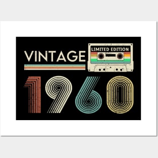 Vintage 1960 Limited Cassette Posters and Art